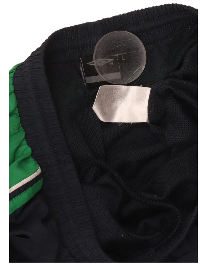 Ανδρική αθλητική φόρμα UMBRO Παντελόνι μεγάλο μπλε μπλε χρώματος πολυεστέρας