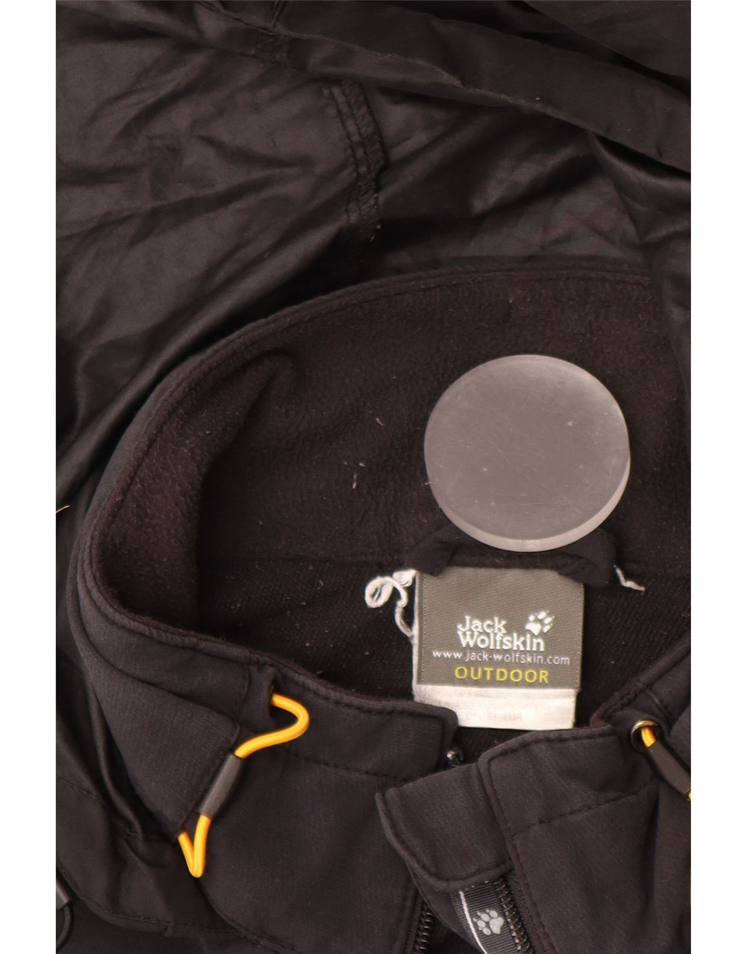 Ανδρικό τζάκετ με κουκούλα JACK WOLFSKIN UK 44/46 XL Μαύρο Πολυαμίδιο