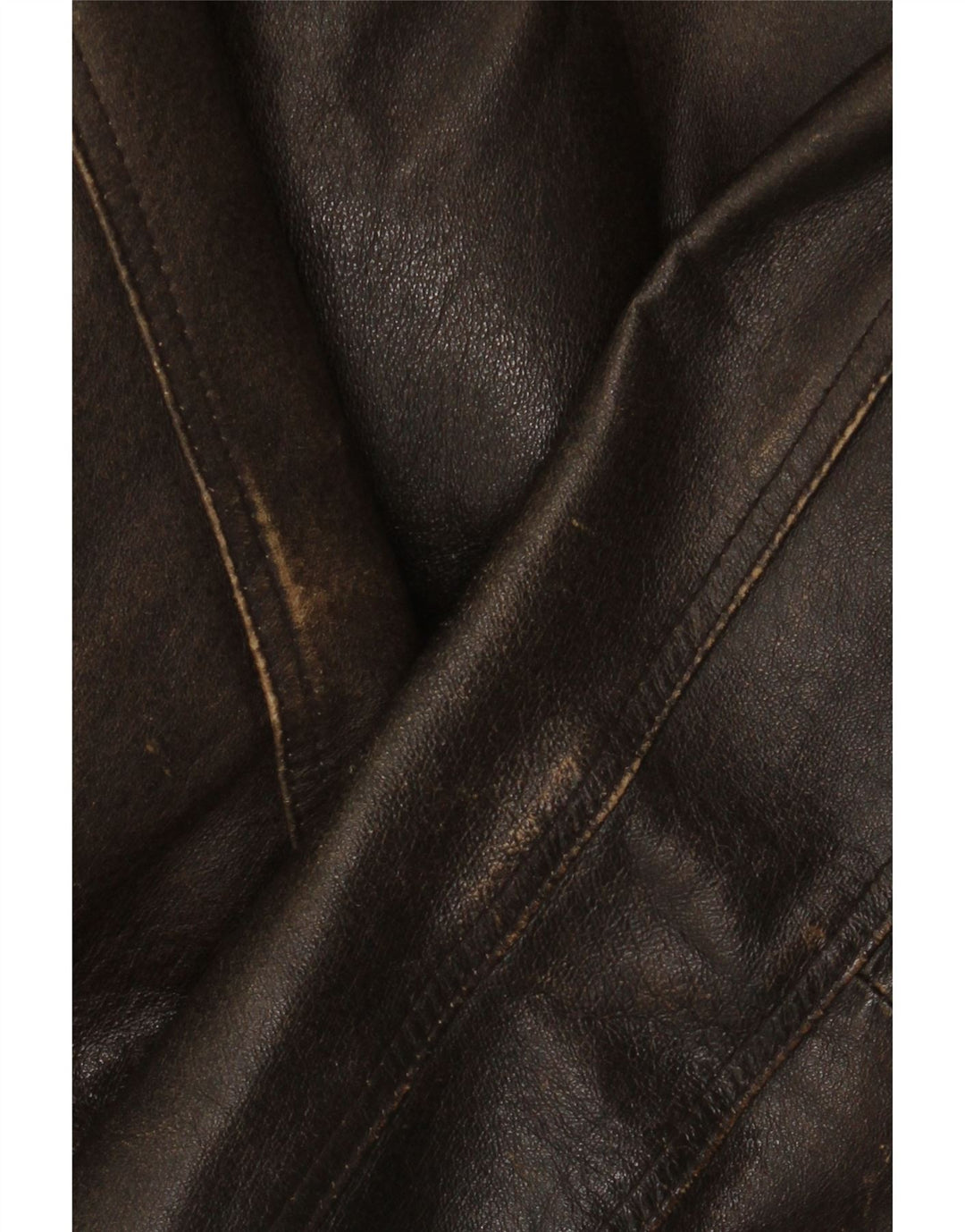 Route 66 Mens Leather Jacket UK 40 Large Brown Leather