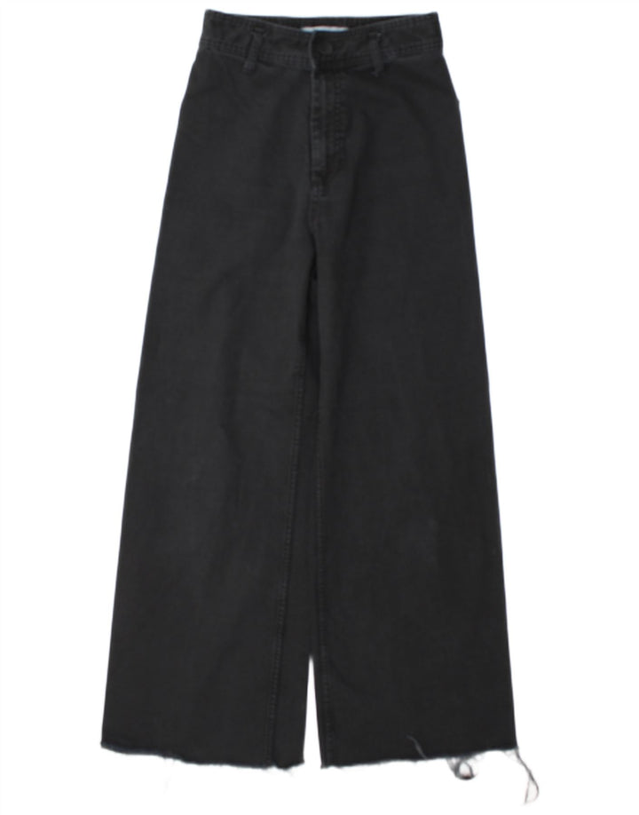 Zara Γυναικείο Wide Leg Jeans EU 38 Medium W28 L29 Navy Blue