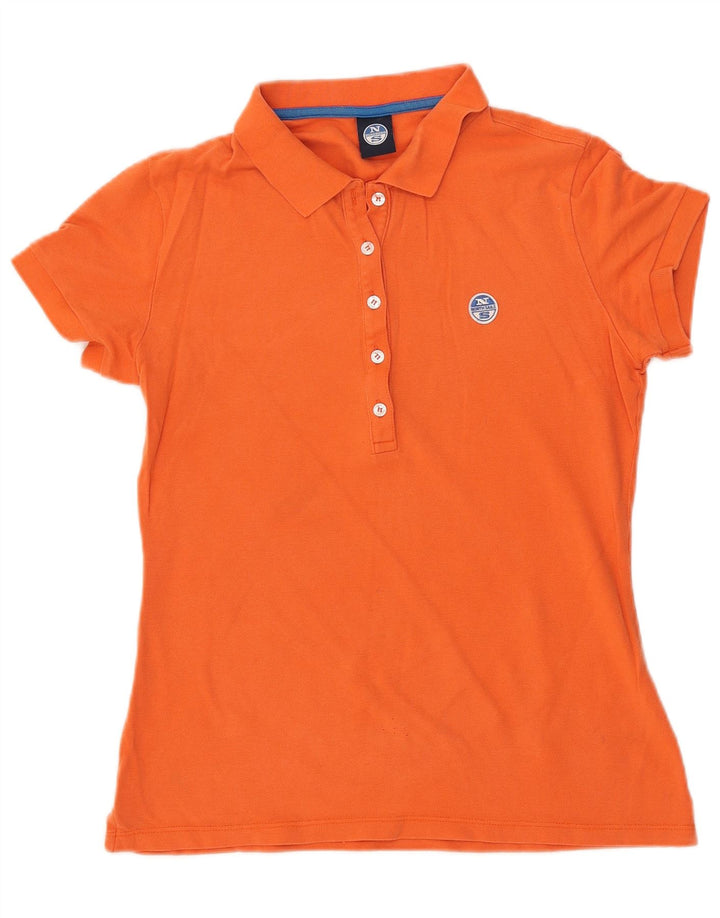 NORTH SAILS Γυναικείο πουκάμισο πόλο UK 12 Medium Orange