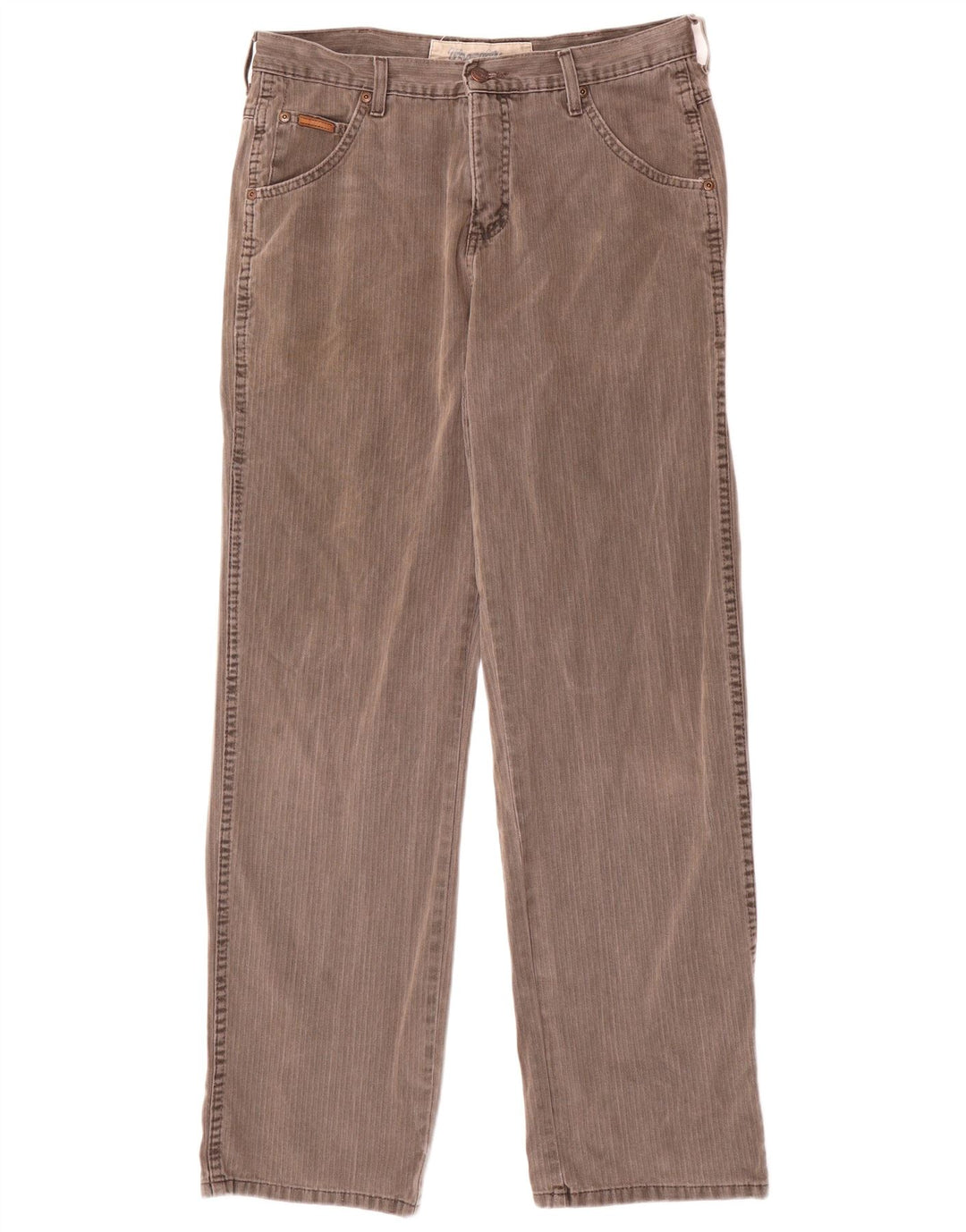 WRANGLER Ανδρικό Benton ίσιο casual παντελόνι W32 L32 Γκρι βαμβακερό