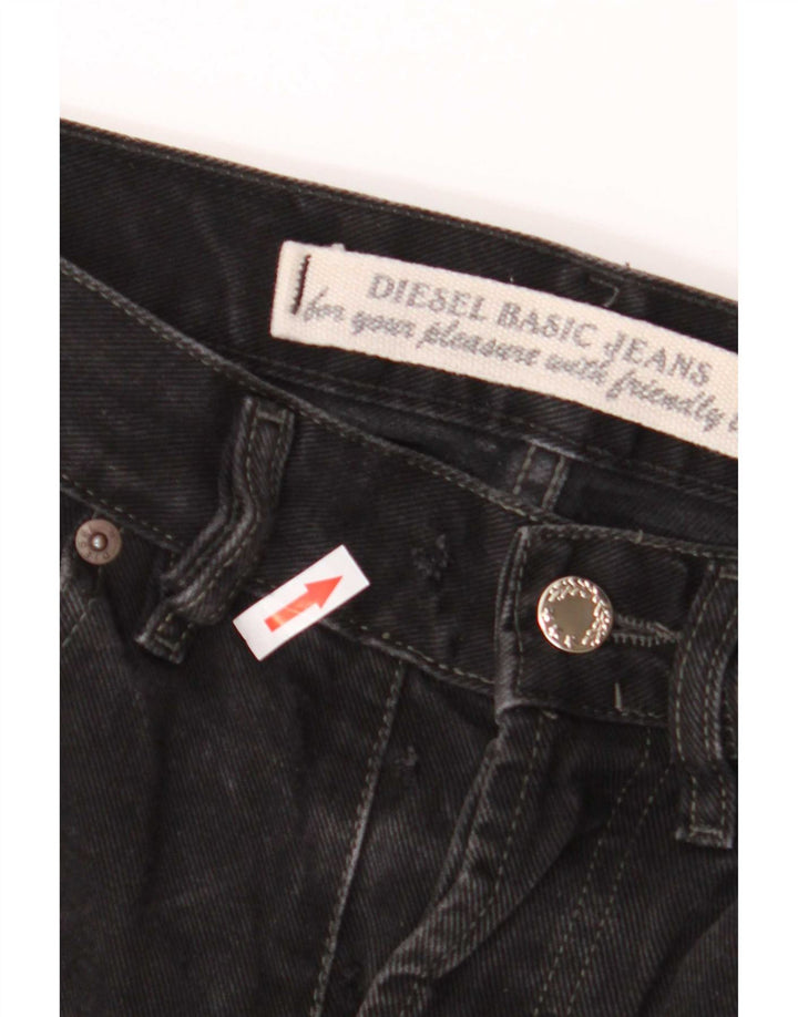 Diesel Ανδρικό Τζιν Zathan Straight W29 L32 Μαύρο βαμβακερό