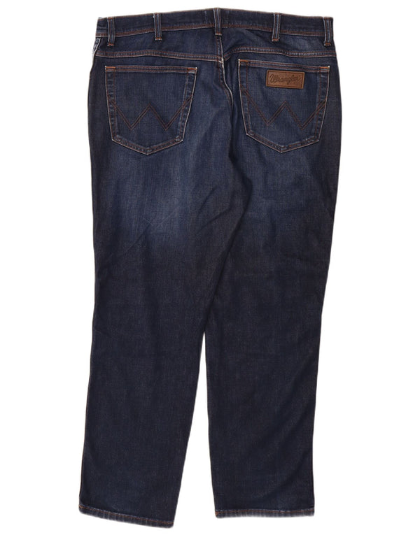 WRANGLER Ανδρικό Texas Slim Jeans W36 L30 Navy Blue Cotton