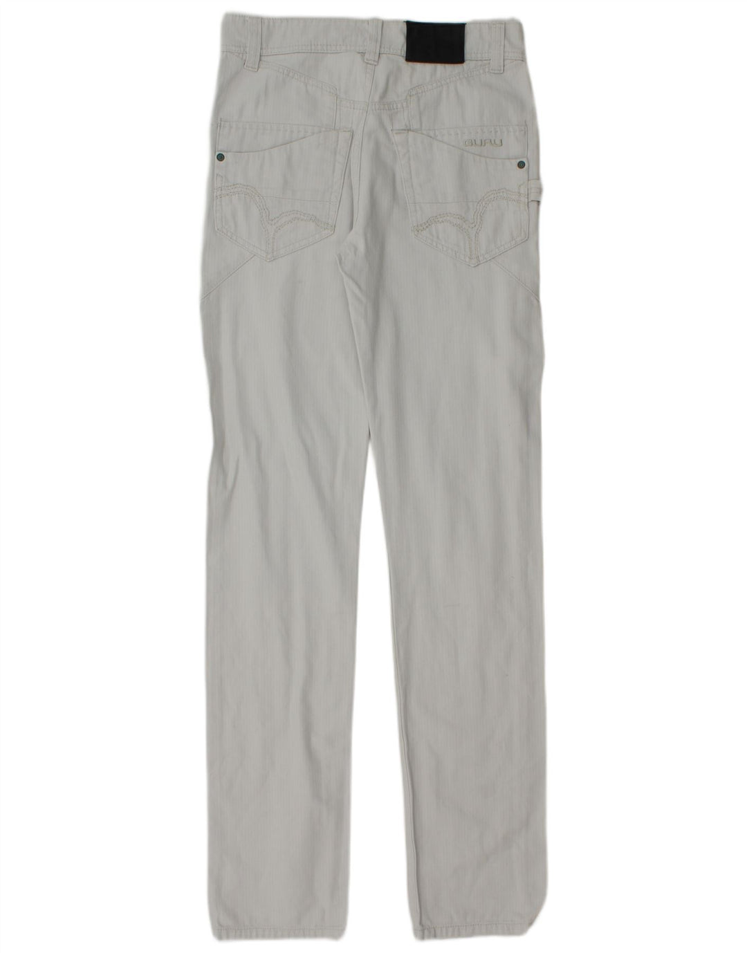 Guru Γυναικείο Slim Straight Jeans W28 L34 Μπλε βαμβακερό ψαροκόκκαλο
