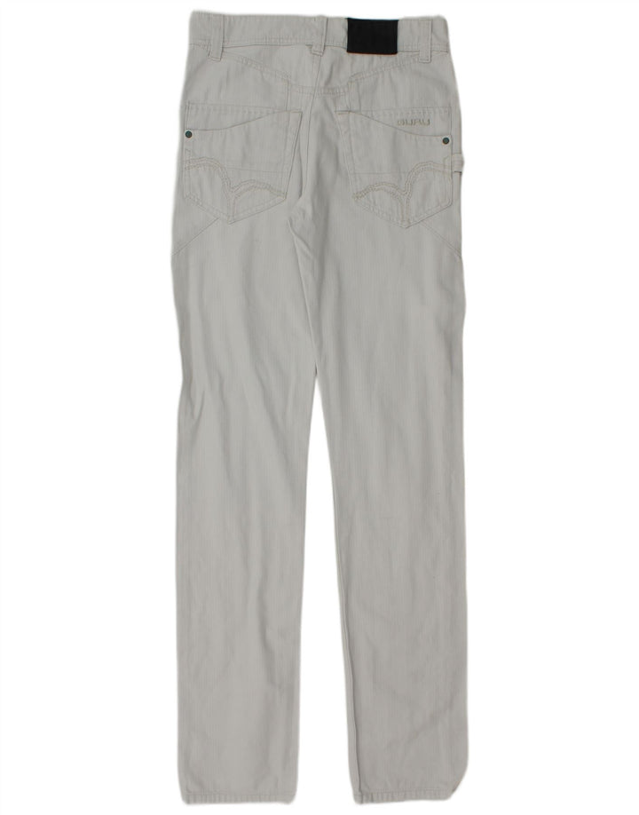 Guru Γυναικείο Slim Straight Jeans W28 L34 Μπλε βαμβακερό ψαροκόκκαλο