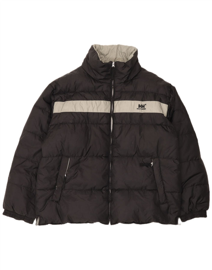 Helly Hansen Ανδρικό γραφικό μπουφάν με επένδυση UK 44 2XL μαύρο νάιλον χρώματος