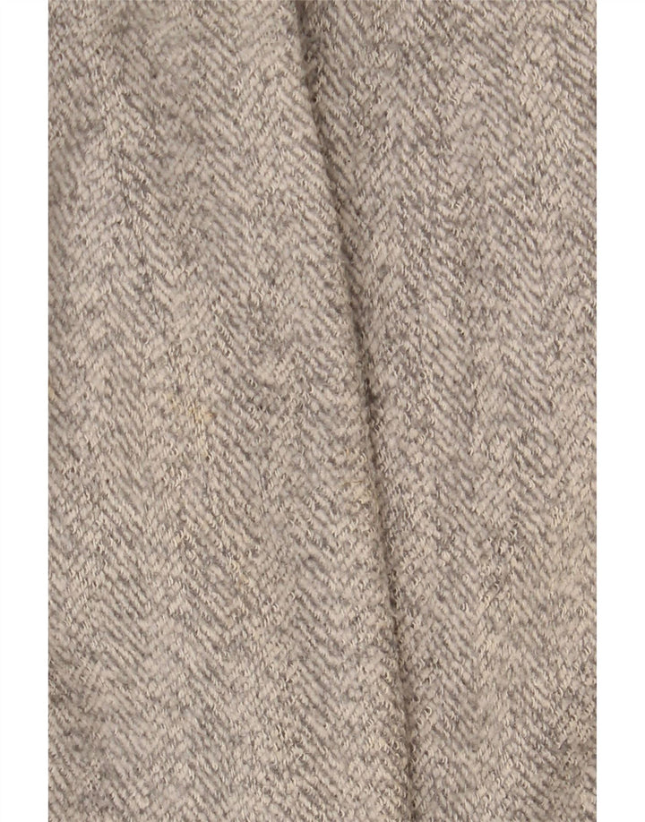 Zara Γυναικείο Πανωφόρι UK 12 Medium Beige Πολυεστέρας από ψαροκόκκαλο