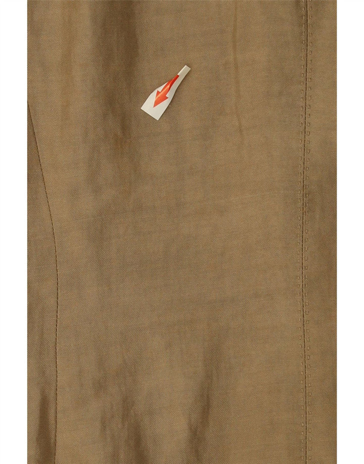 Zara Γυναικείο Μπουφάν 1 Κουμπί Blazer UK 12 Medium Beige