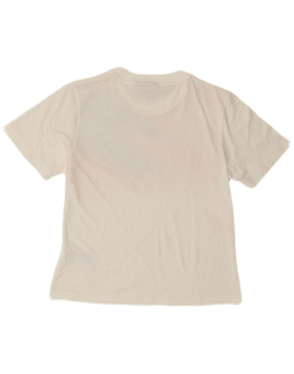 Adidas Γυναικείο T-Shirt Top UK 8 Small White Tie Dye Cotton