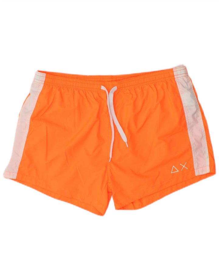 Ανδρικό σορτς κολύμβησης Sun68 XL Orange Colourblock