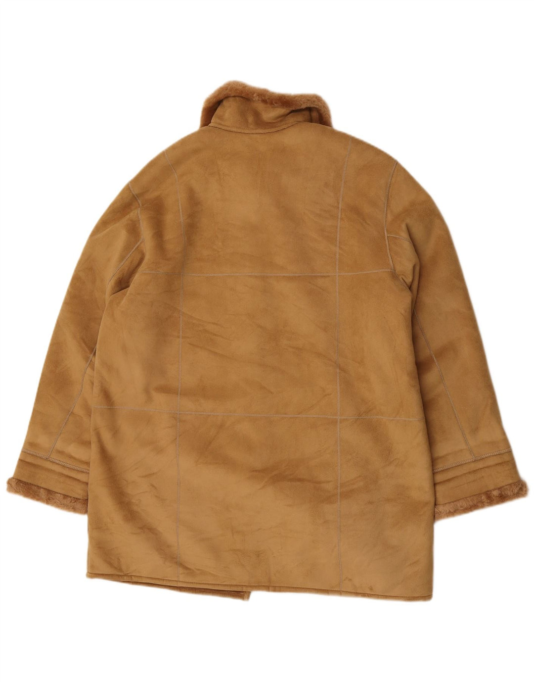 FUCHS & SCHMITT Γυναικείο μπουφάν Sherpa UK 14 μεσαίο μπεζ πολικό δέρμα