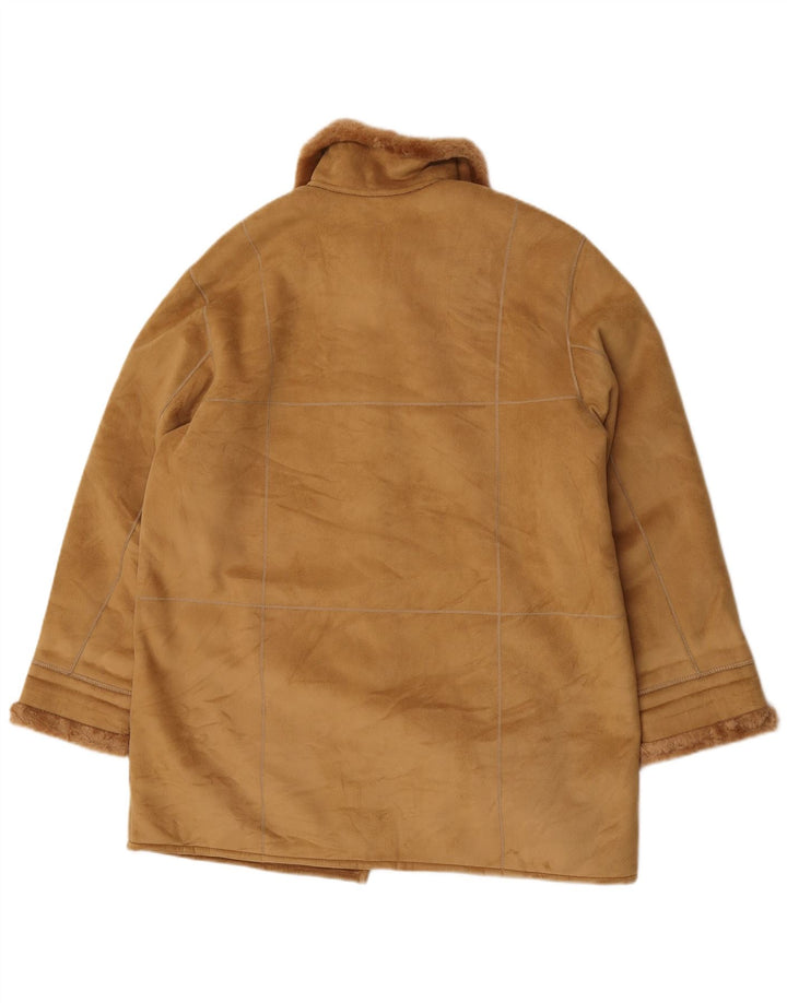 FUCHS & SCHMITT Γυναικείο μπουφάν Sherpa UK 14 μεσαίο μπεζ πολικό δέρμα