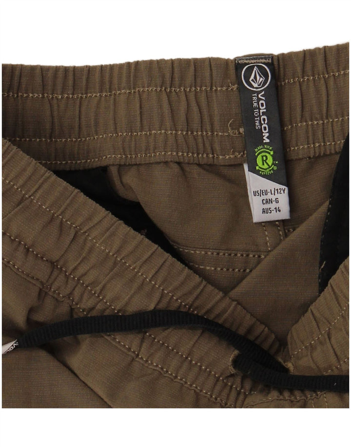 VOLCOM Boys Casual Short 11-12 Years Large W26 Khaki