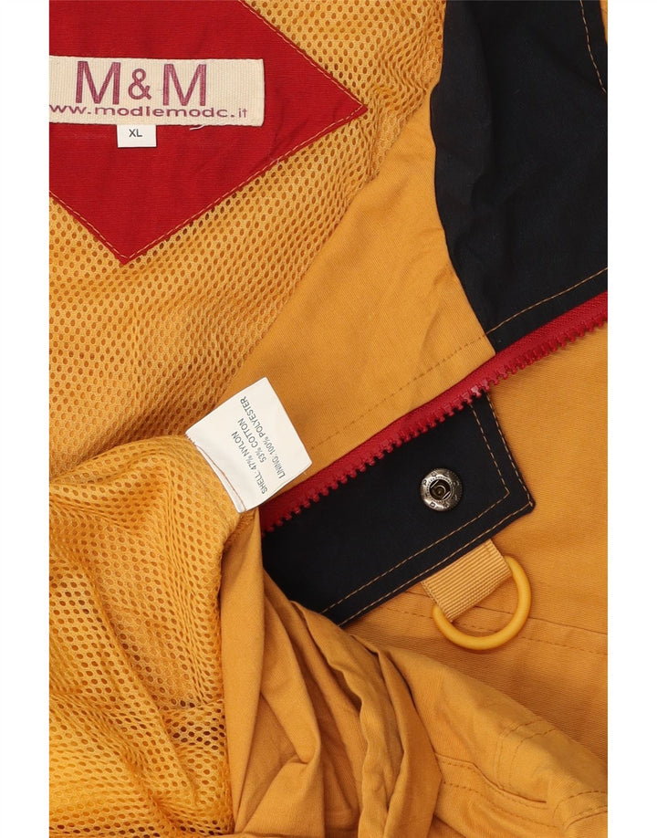 Vintage Ανδρικό μπουφάν βροχής UK 42 XL Yellow Nylon
