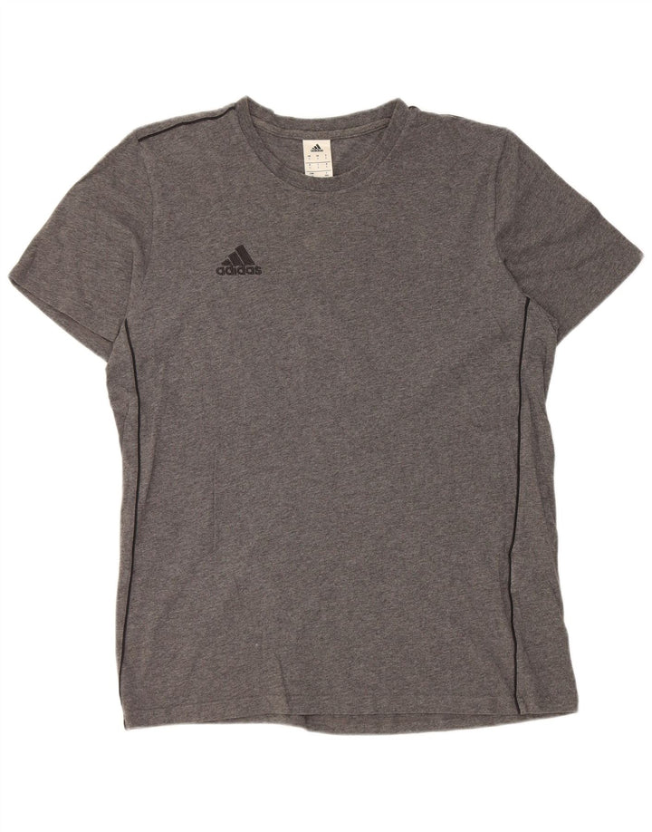 Ανδρικό T-Shirt Adidas Top μεγάλο γκρι βαμβακερό