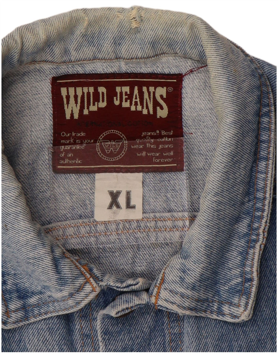 Ανδρικό τζιν μπουφάν Wild Jeans UK 42 XL Blue Cotton