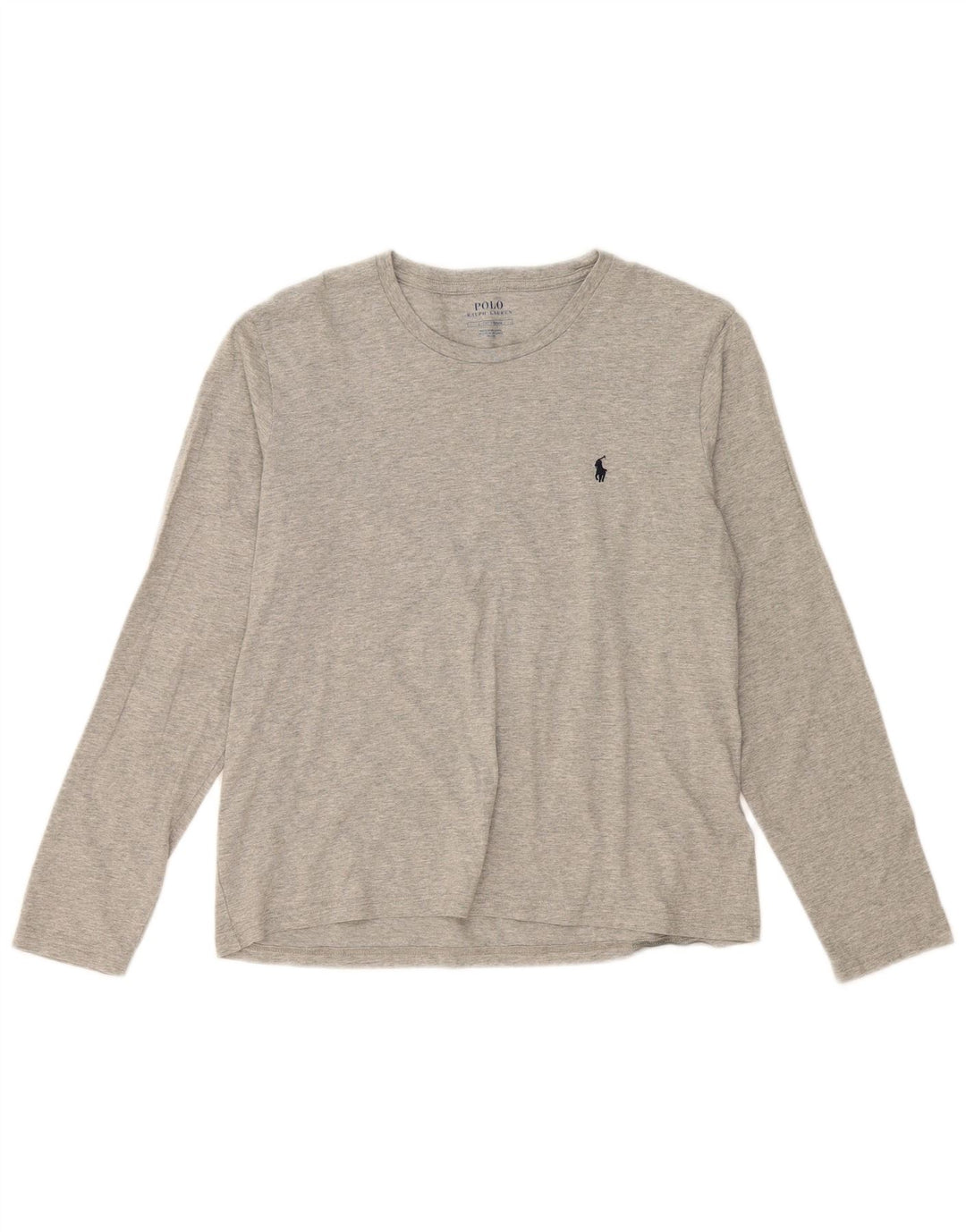 Polo Ralph Lauren Ανδρικό τοπ μακρυμάνικο μικρό γκρι βαμβακερό