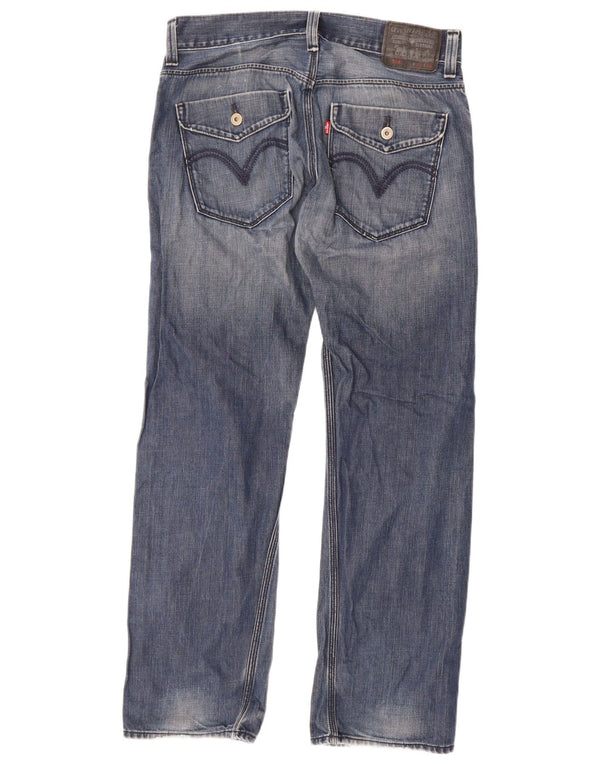 Levi's Mens 514 Straight Jeans W32 L30 Blue Cotton