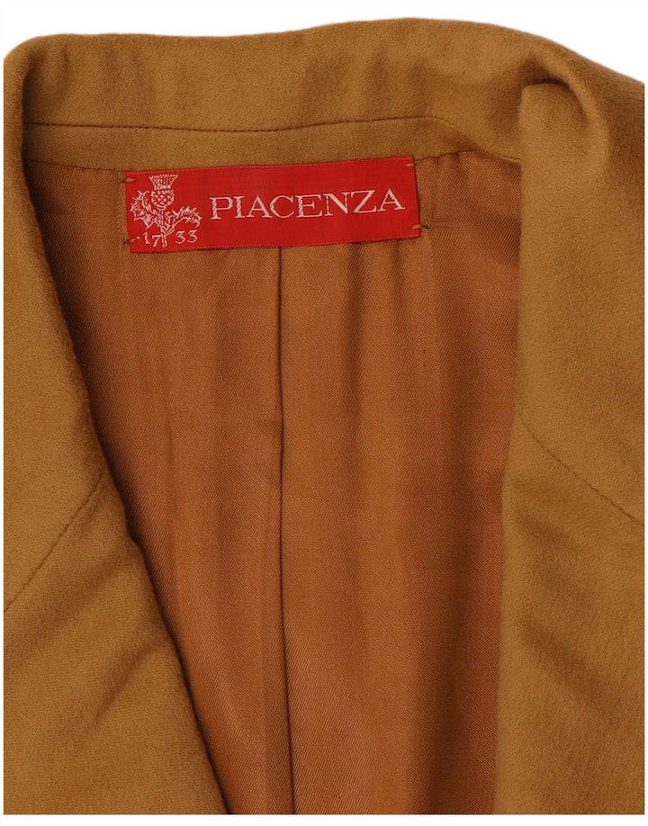 PIACENZA Γυναικείο σακάκι με 3 κουμπιά UK 16 Large Brown