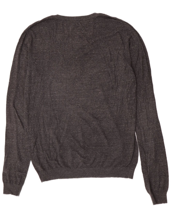 Ανδρικό πουλόβερ Diesel V-Neck Jumper 2XL Γκρι βαμβακερό