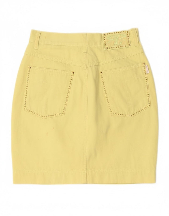 Γυναικεία Μίνι Φούστα Laurel EU 38 Medium W28 Κίτρινο βαμβακερό