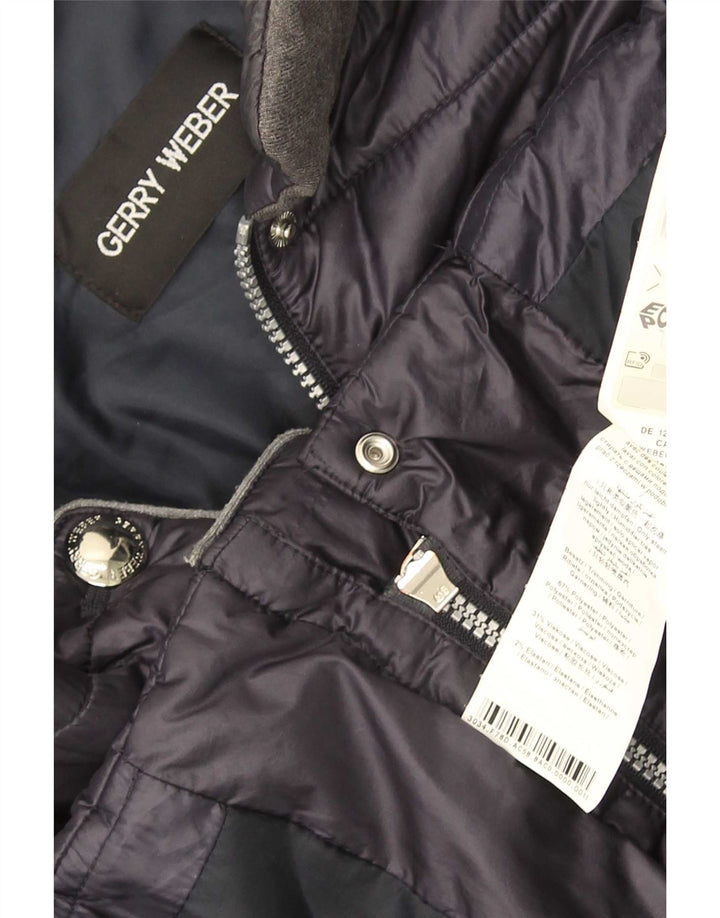 Gerry Weber Γυναικείο μπουφάν UK 14 Large Navy Blue Polyester