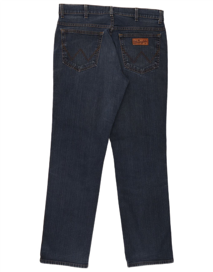 Ανδρικό τζιν Wrangler ίσιο W34 L32 Navy Blue