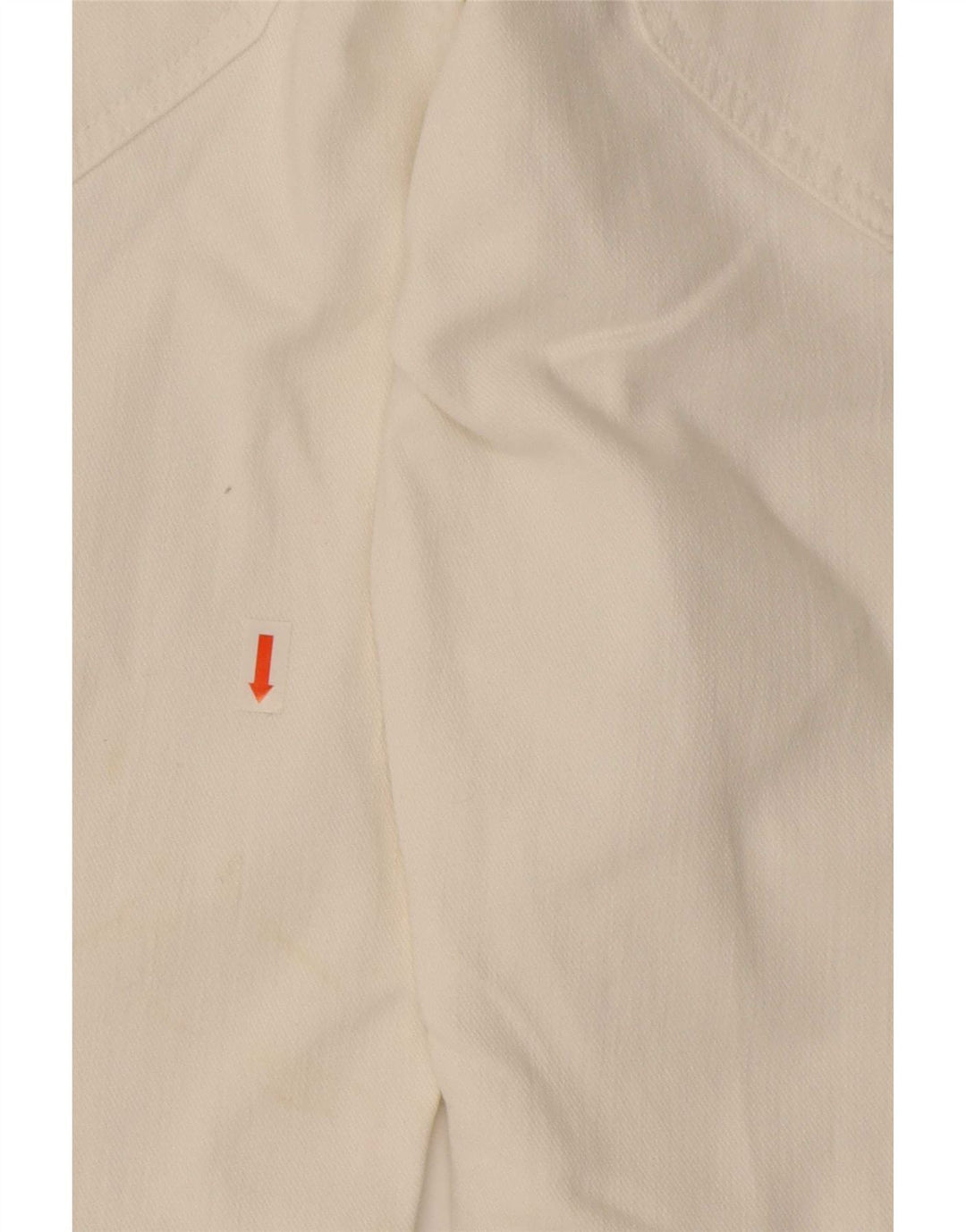 Lee Womens Norma Straight Jeans W31 L29 Λευκό βαμβακερό