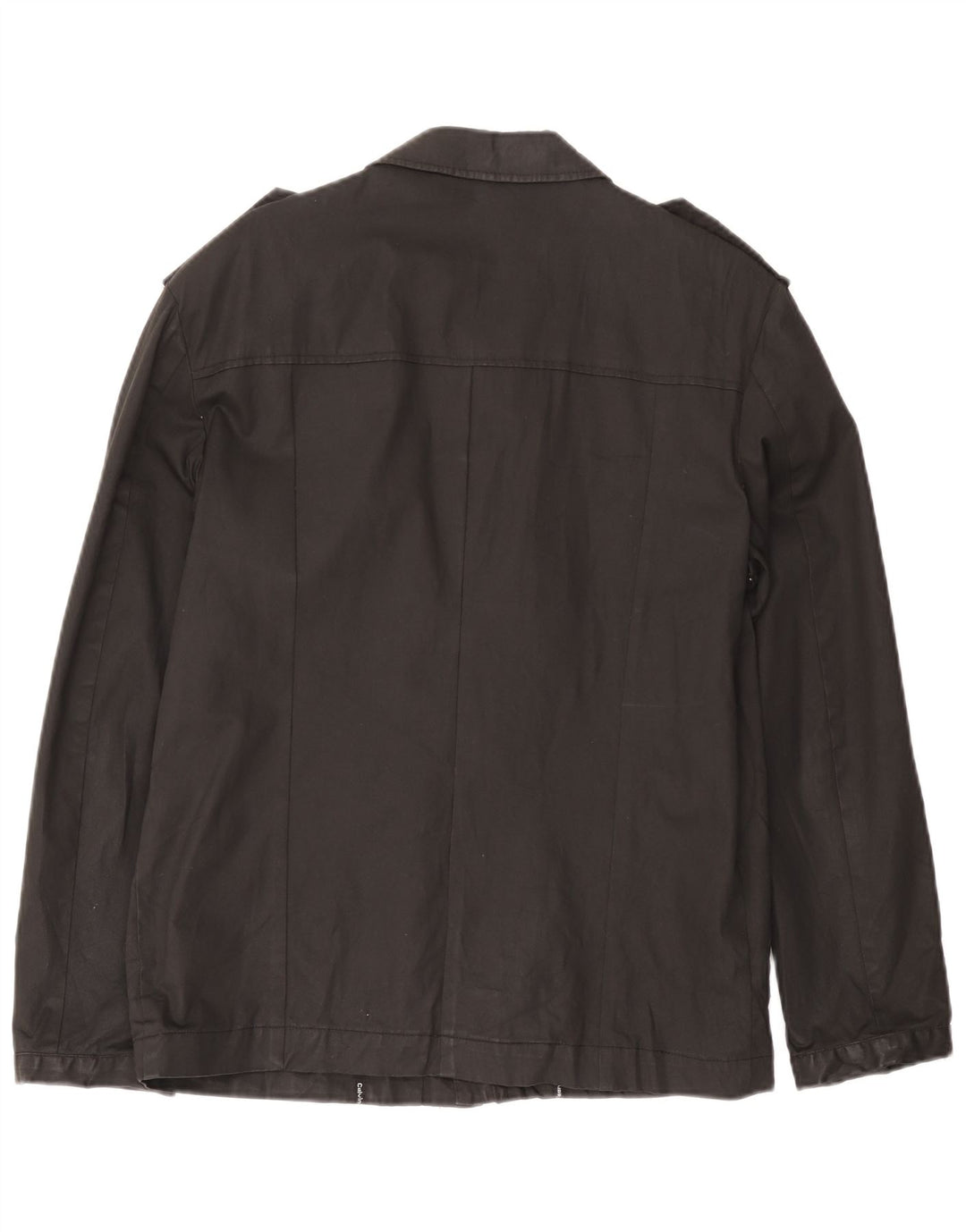 Calvin Klein Ανδρικό Military Jacket UK 38 Medium Black Cotton