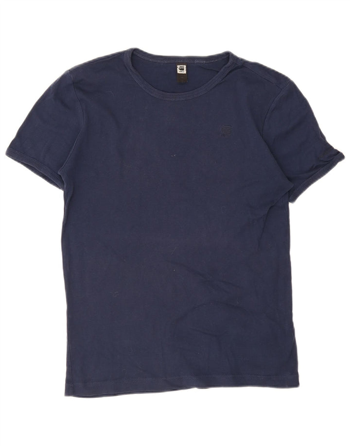Ανδρικό T-Shirt G-Star Top Βαμβακερό μεσαίο ναυτικό μπλε