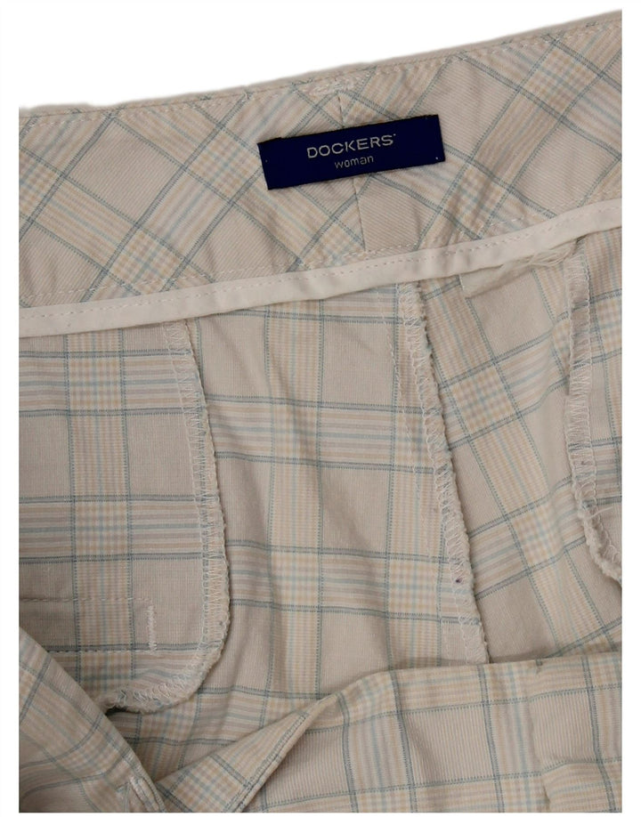 Dockers Γυναικείο Σορτς Βερμούδας W38 XL Off White καρό