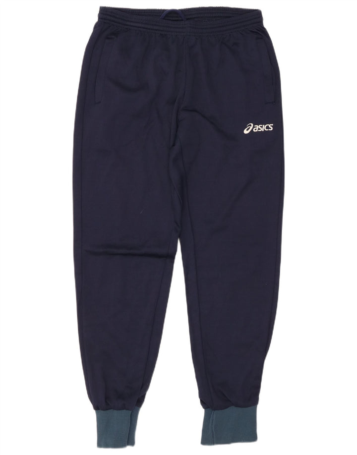 Ανδρική αθλητική φόρμα ASICS Παντελόνι Joggers Large Navy Blue Colourblock