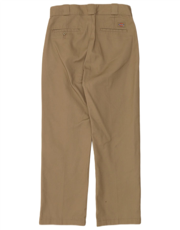 DICKIES Ανδρικό ίσιο παντελόνι Chino W28 L27 Χακί Πολυεστέρας