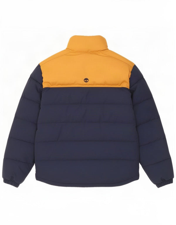 Ανδρικό μπουφάν Timberland Loose Fit με επένδυση UK 36 Small Navy Blue Colourblock
