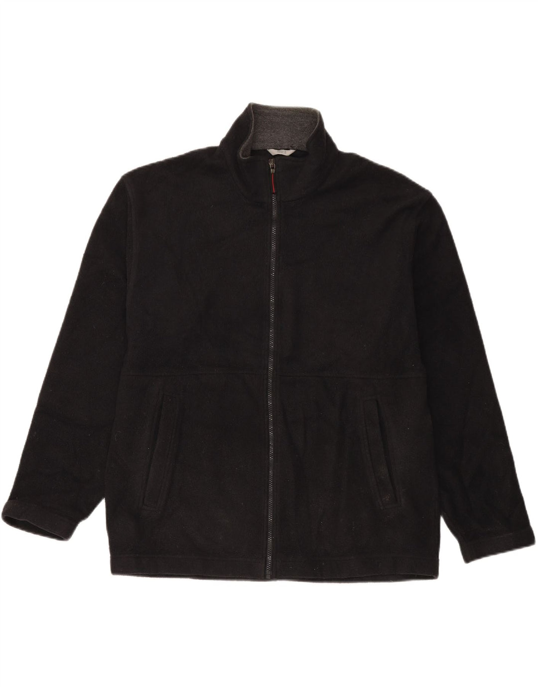 Marks & Spencer Ανδρικό Fleece Jacket UK 38 Medium Black Polyester