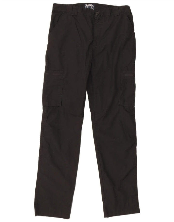 Mountain Warehouse Ανδρικό ίσιο παντελόνι Cargo W34 L31 Μαύρο πολυεστέρα