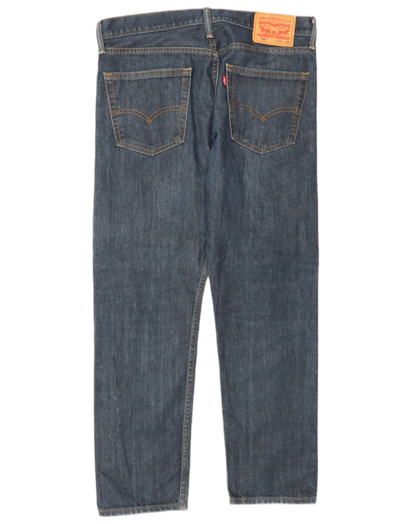 Levi's Mens 502 Tapered Jeans W33 L30 Blue Cotton
