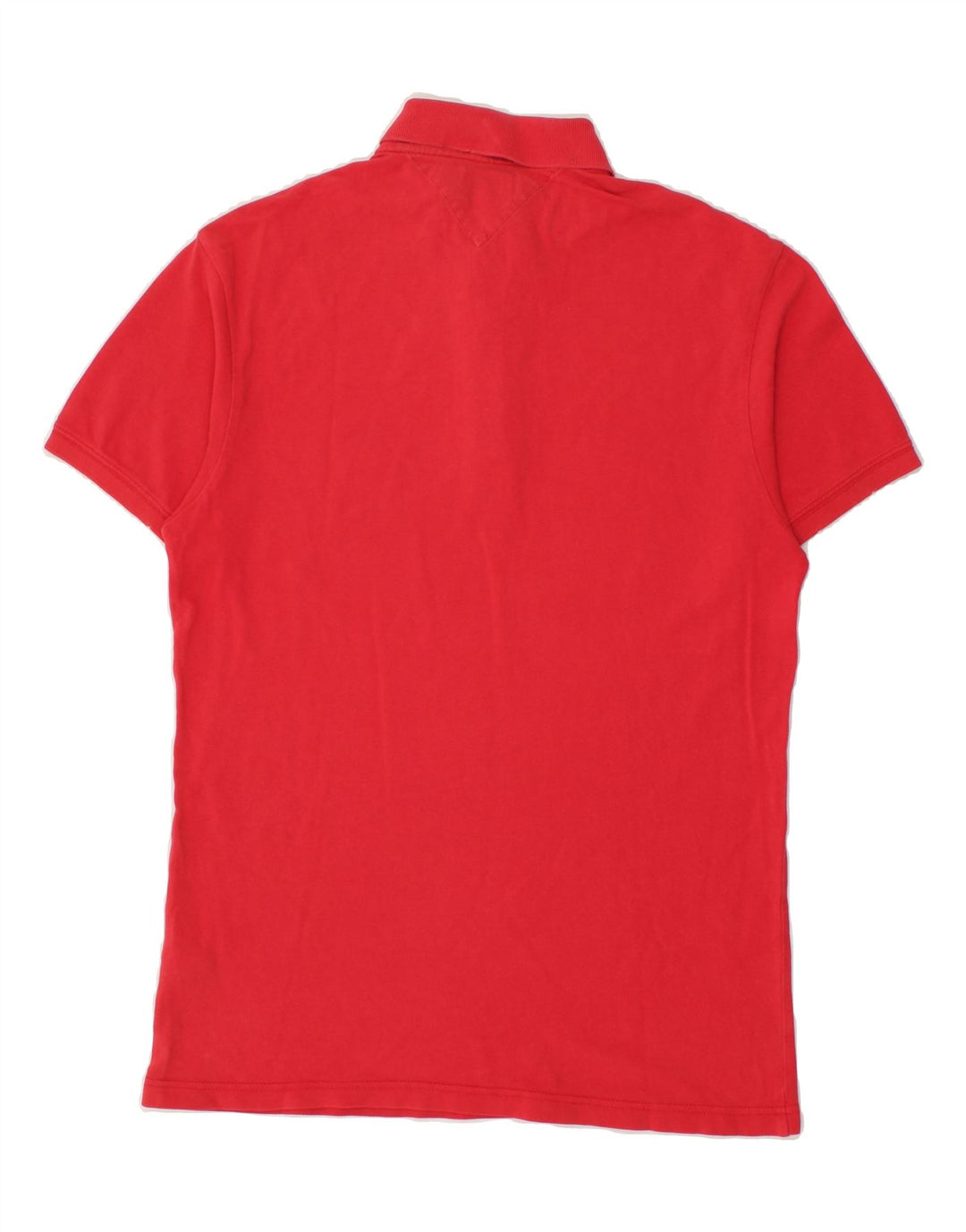 TOMMY HILFIGER Mens Polo Shirt Large Red Cotton Vintage Tommy Hilfiger and Second-Hand Tommy Hilfiger from Messina Hembry 