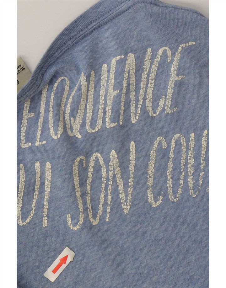 Ανδρικό γραφικό T-Shirt Scotch & Soda Top XL Blue