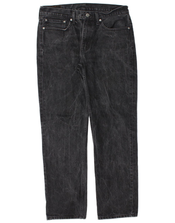 Levi's Mens 514 Straight Jeans W34 L30 Μαύρο βαμβακερό