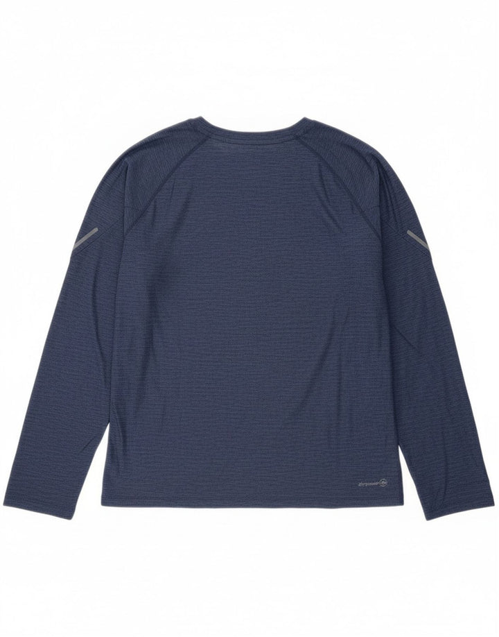Russell Athletic Boys Top μακρυμάνικο 14-15 ετών XL Navy Blue Flecked
