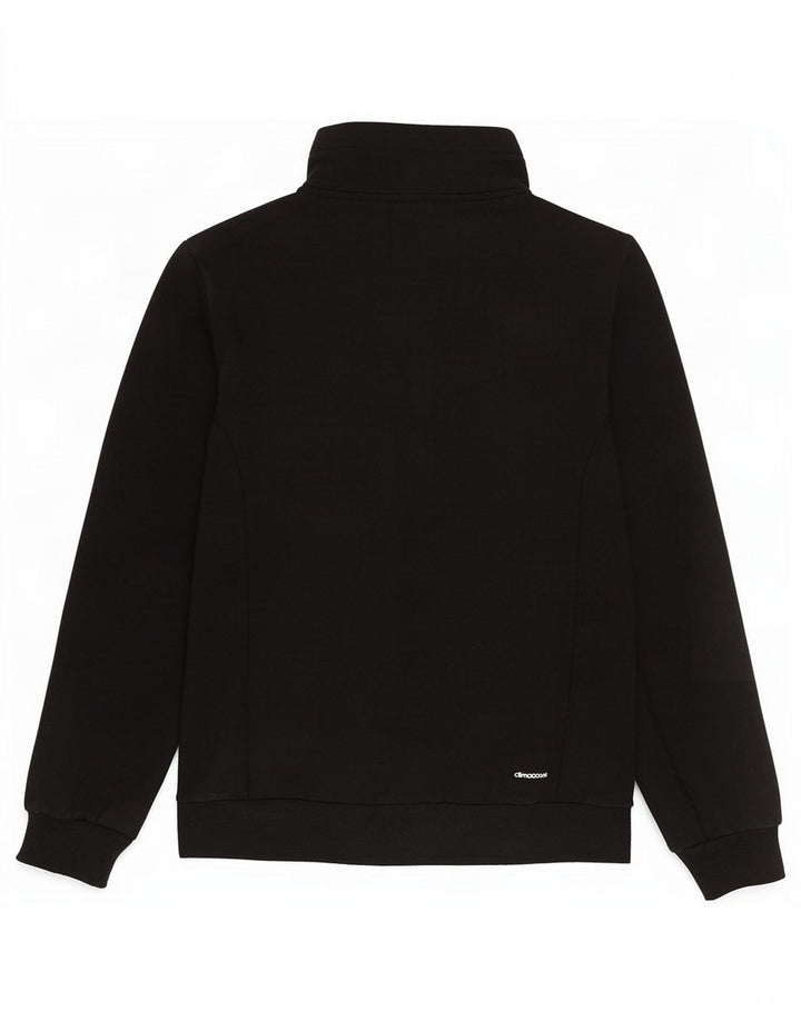 Γυναικεία αθλητική φόρμα Adidas Climalite Top Jacket UK 8/10 Small Black Polyester