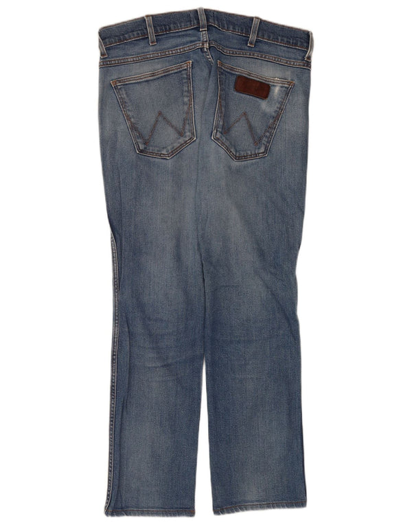 Ανδρικό τζιν Wrangler Greensboro Straight W33 L28 Μπλε βαμβακερό