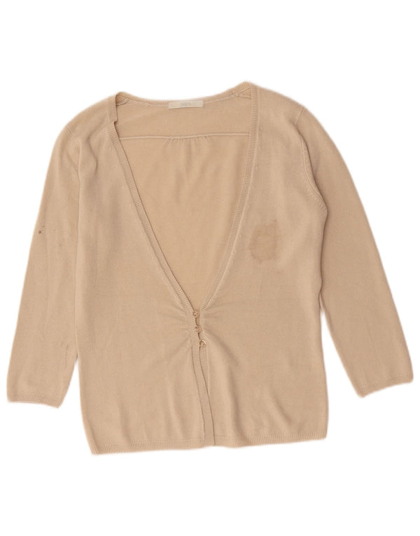Marks & Spencer Γυναικεία ζακέτα UK 10 Small Beige Acrylic