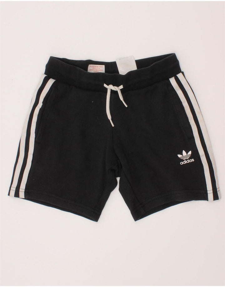 Adidas Boys αθλητικό σορτς 5-6 ετών μεσαίο μαύρο βαμβακερό