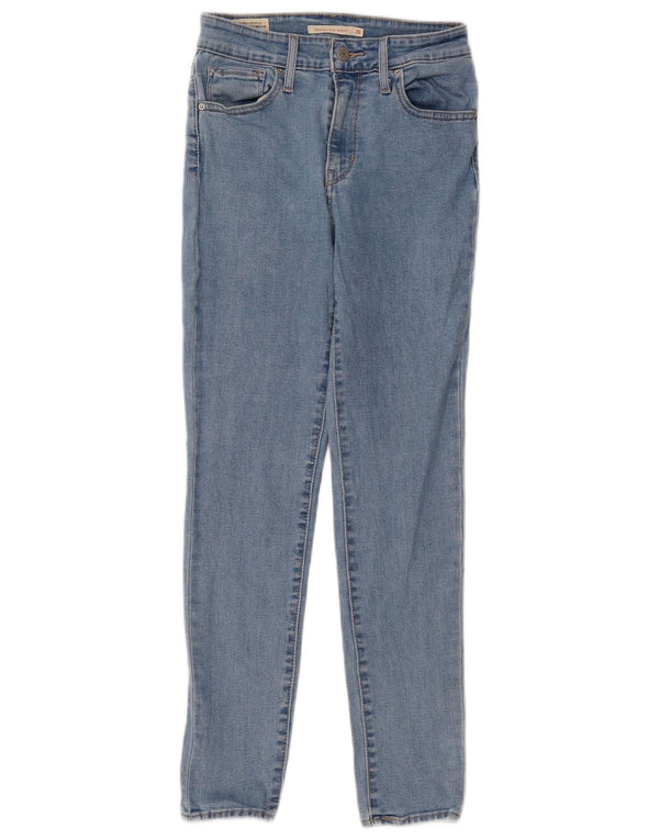 Levi's γυναικείο 721 ψηλό ψηλό στενό τζιν W26 L28 μπλε βαμβακερό