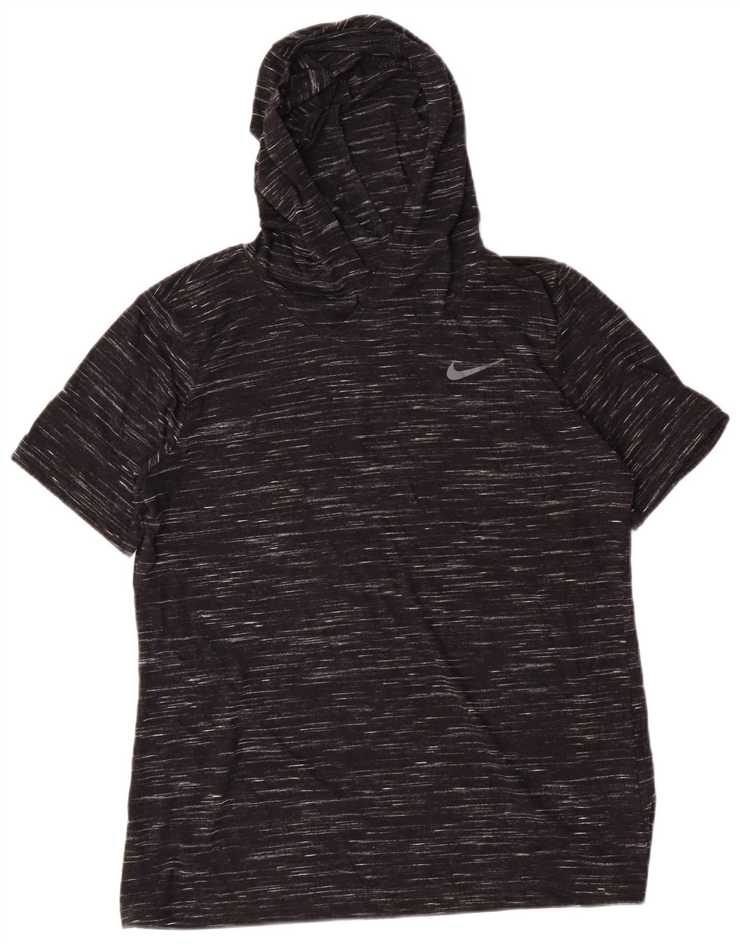 Γυναικείο μπλουζάκι Nike με κουκούλα τοπ 14 μεσαίου μαύρου πολυεστέρα
