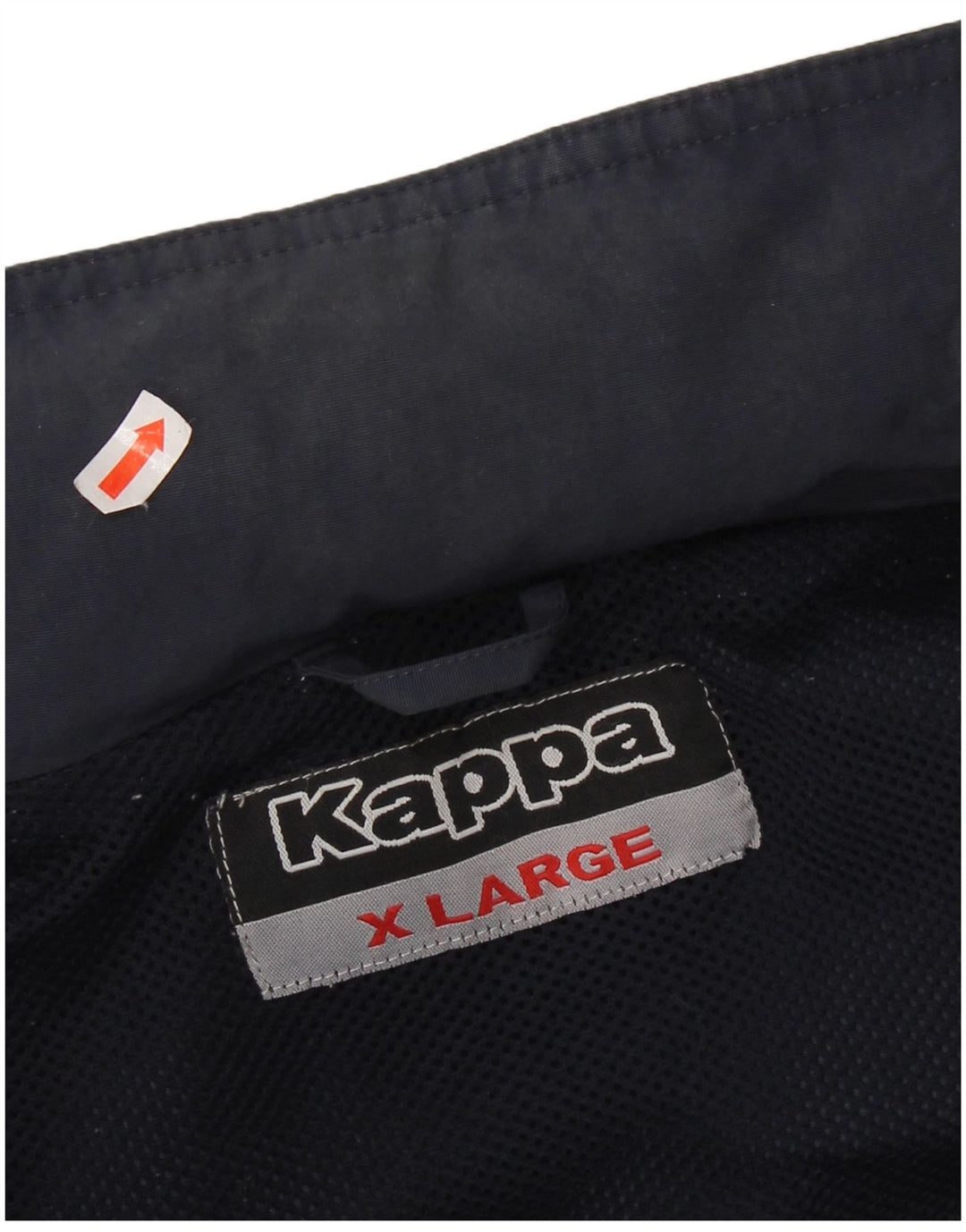 KAPPA Ανδρικό μπουφάν βροχής με κουκούλα UK 42 XL Navy Blue Polyamide
