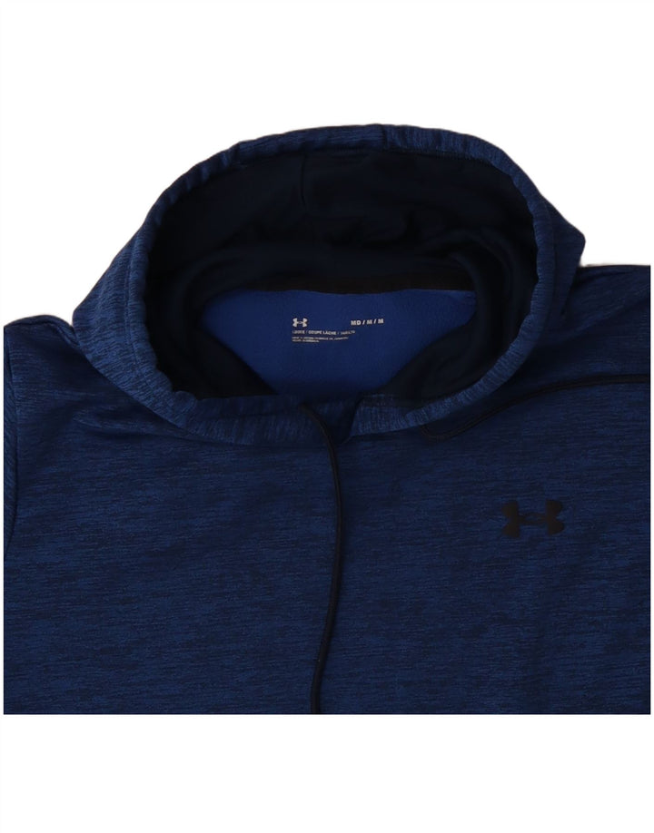 UNDER ARMOR Ανδρικό φούτερ με φούτερ με κουκούλα μεσαίου μπλε πολυεστέρα